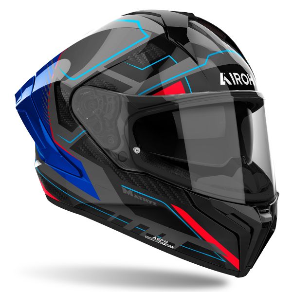 Airoh Matryx Rocket Blue Red