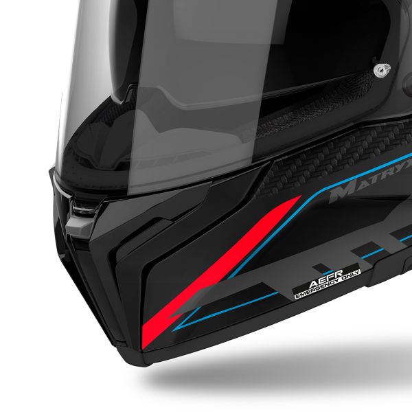 Airoh Matryx Rocket Blue Red