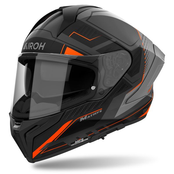 Casque Integral Airoh Matryx Rocket Orange Matt Casque Integral Airoh Matryx Rocket Orange Matt