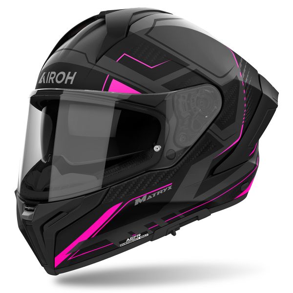 Casque Integral Airoh Matryx Rocket Pink Matt Casque Integral Airoh Matryx Rocket Pink Matt