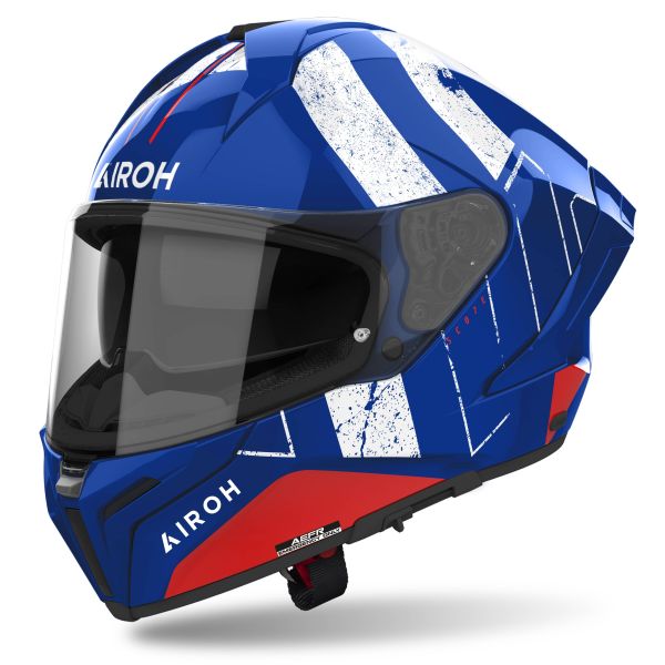Casque Integral Airoh Matryx Scope Blue Red
