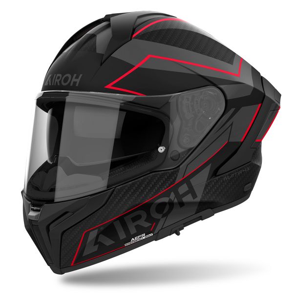 Casque Integral Airoh Matryx Sentinel Red Matt Casque Integral Airoh Matryx Sentinel Red Matt