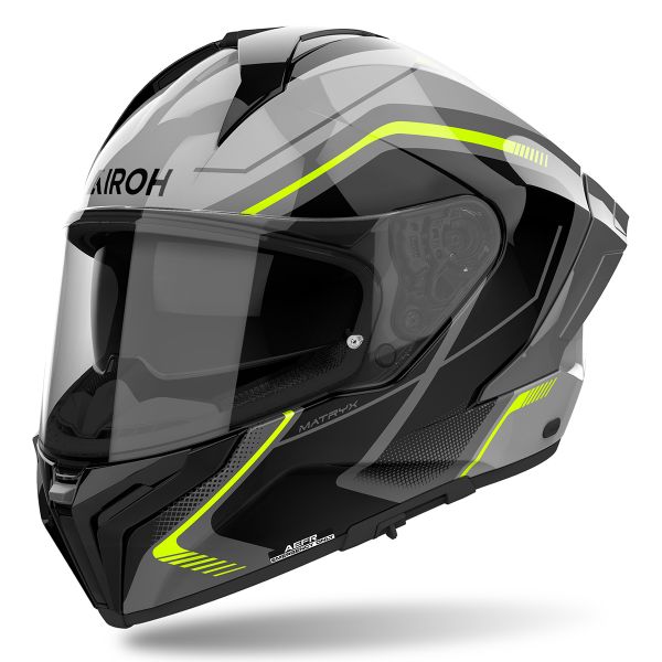 Casque Integral Airoh Matryx Wide Yellow Casque Integral Airoh Matryx Wide Yellow