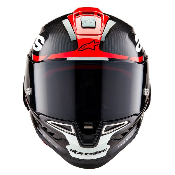 Alpinestars Supertech R10 Element Black Carbon Bright Red White