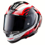 Casque Integral Alpinestars Supertech R10 Team Black Carbon Red White