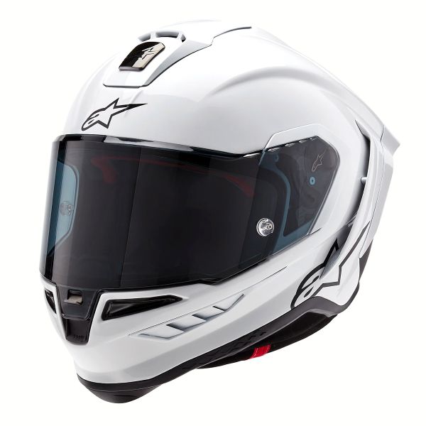 Casque Integral Alpinestars Supertech R10 White Glossy Matt Black