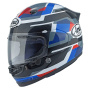 Casque Integral Arai Quantic Abstract Blue White Black