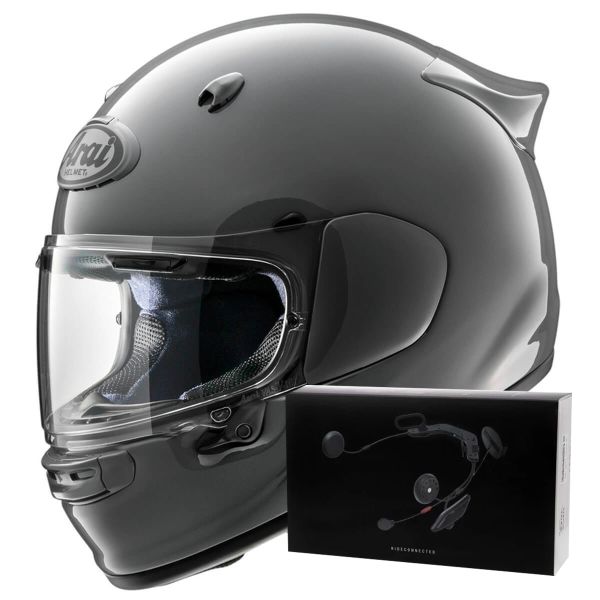 Casque Integral Arai Quantic Modern Grey + Kit bluetooth ACS10 Casque Integral Arai Quantic Modern Grey + Kit bluetooth ACS10