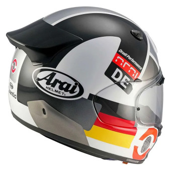 Arai Quantic Nation DE Black White Red Yellow