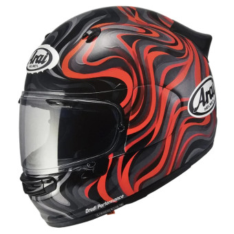 Casque Integral Arai Quantic Swirl Black Red Grey