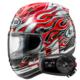 Casque Integral Arai RX-7V Evo Haga + Kit Bluetooth 5S Solo