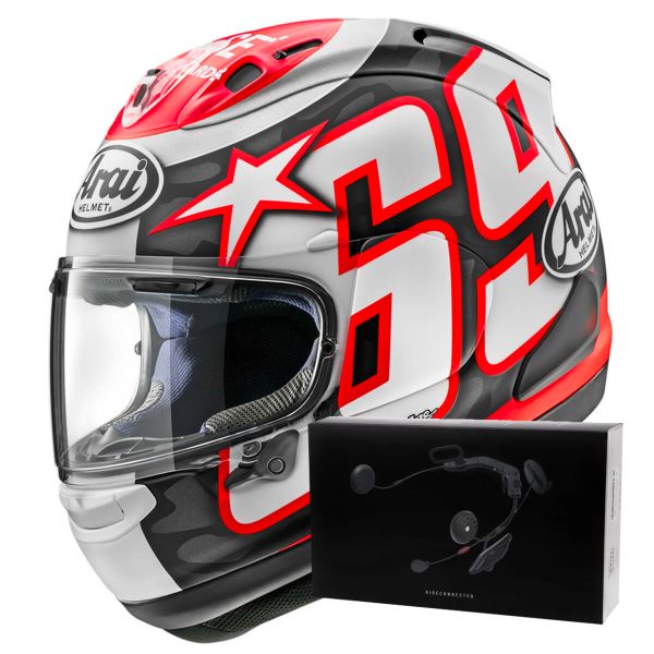 Casque Integral Arai RX-7V Evo Hayden Reset + Kit bluetooth ACS10