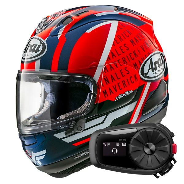 Casque Integral Arai RX-7V Evo Maverick 23 + Kit Bluetooth 5S Solo Casque Integral Arai RX-7V Evo Maverick 23 + Kit Bluetooth 5S Solo
