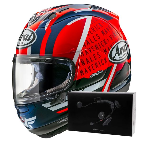 Casque Integral Arai RX-7V Evo Maverick 23 + Kit bluetooth ACS10 Casque Integral Arai RX-7V Evo Maverick 23 + Kit bluetooth ACS10