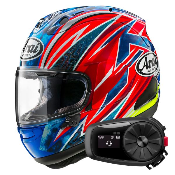 Casque Integral Arai RX-7V Evo Ogura 23 + Kit Bluetooth 5S Solo