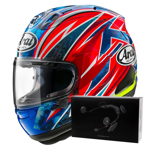 Casque Integral Arai RX-7V Evo Ogura 23 + Kit bluetooth ACS10 Casque Integral Arai RX-7V Evo Ogura 23 + Kit bluetooth ACS10