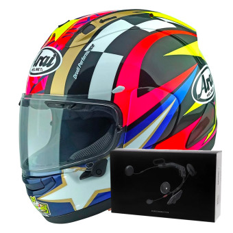 Casque Integral Arai RX-7V Evo Schwantz 30 + Kit bluetooth ACS10