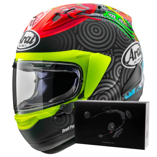 Casque Integral Arai RX-7V Evo Tatsuki + Kit bluetooth ACS10