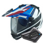 Casque Integral Arai Tour-X5 Africa Twin Blue White Black + Kit Bluetooth BT Mini