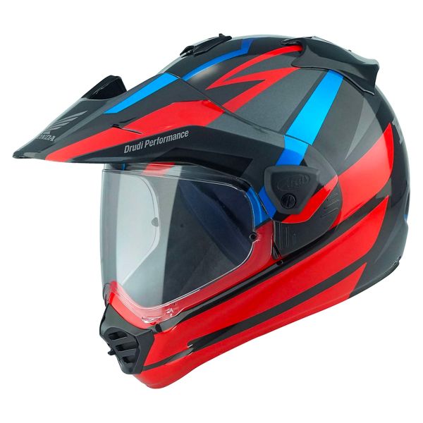 Casque Integral Arai Tour-X5 Africa Twin Red Black Blue Casque Integral Arai Tour-X5 Africa Twin Red Black Blue