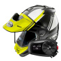 Casque Integral Arai Tour-X5 Cosmic Neon Yellow White Black + Kit Bluetooth 5S Solo