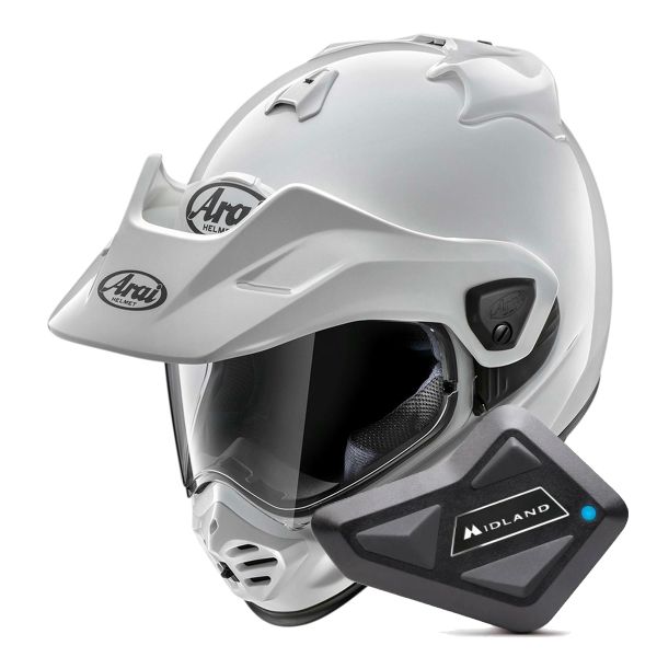 Casque Integral Arai Tour-X5 Diamond White + Kit Bluetooth BT Mini