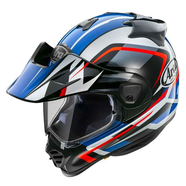 Casque Integral Arai Tour-X5 Discovery White Red Blue Casque Integral Arai Tour-X5 Discovery White Red Blue