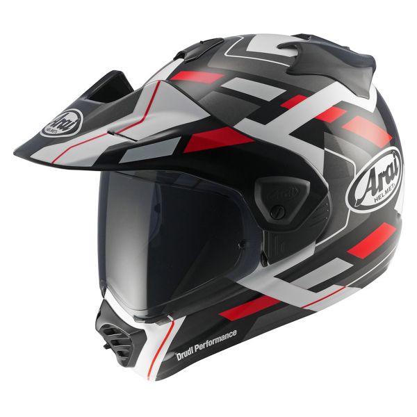 Casque Integral Arai Tour-X5 Match Red Black Grey