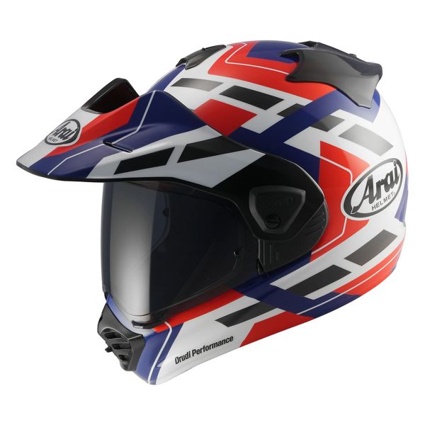 Casque Integral Arai Tour-X5 Match White Blue Red Black