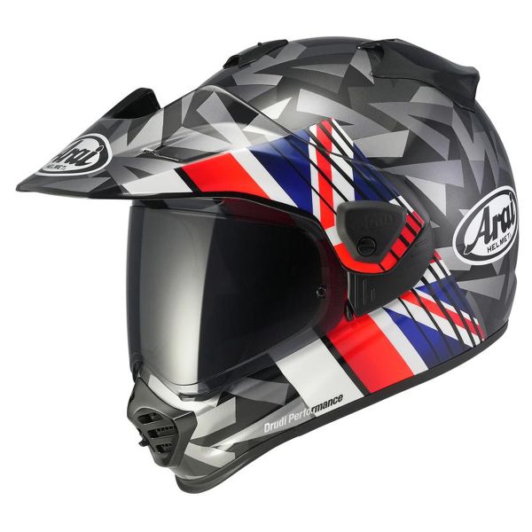 Casque Integral Arai Tour-X5 Nation UK Black Red Blue White