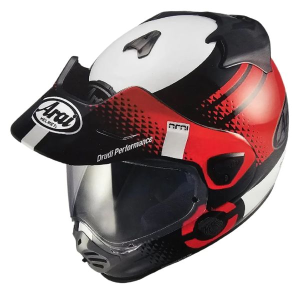 Casque Integral Arai Tour-X5 Print White Red Black