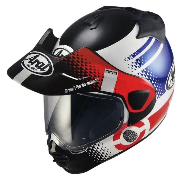 Casque Integral Arai Tour-X5 Print White Red Blue