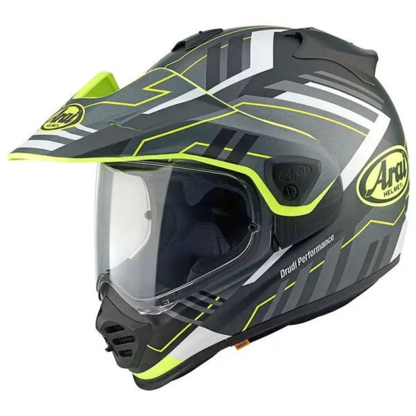 Casque Integral Arai Tour-X5 Trail Yellow White Black Casque Integral Arai Tour-X5 Trail Yellow White Black