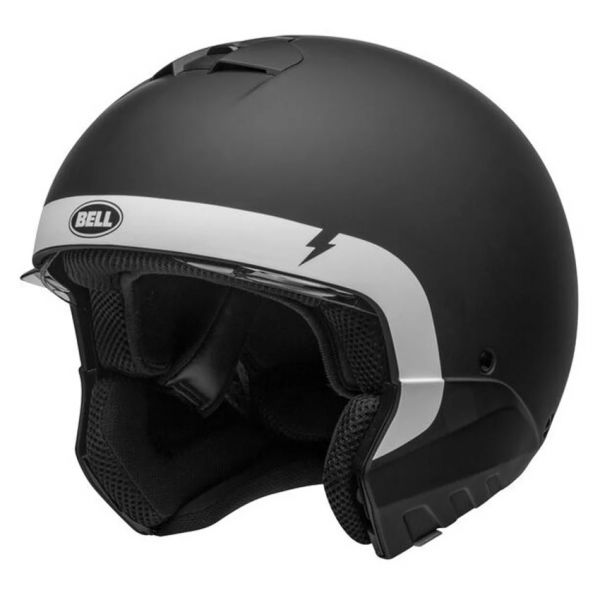 Bell Broozer Cranium Matt Black White