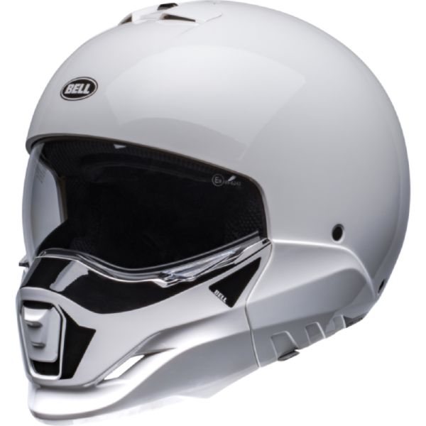 Casque Integral Bell Broozer Duplet Gloss White