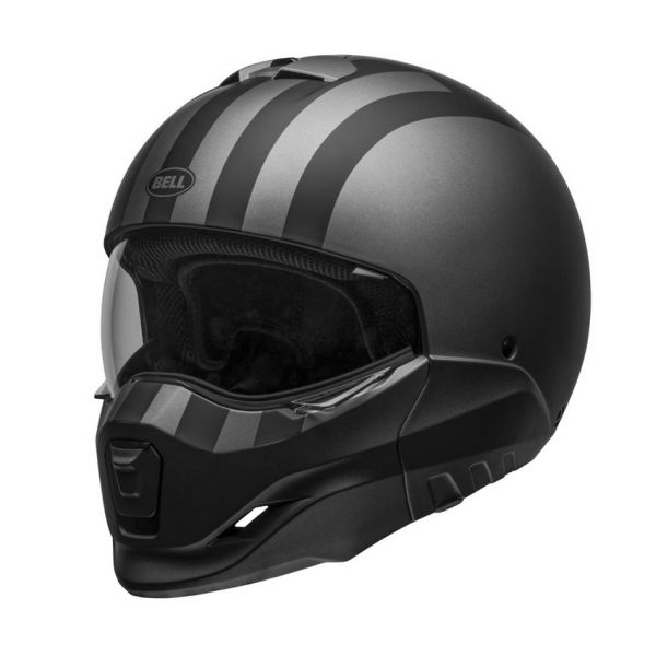 Casque Transformable Bell Broozer Freeride Matt Grey Black