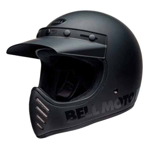 Casque Integral Bell Moto-3 Classic Blackout Casque Integral Bell Moto-3 Classic Blackout