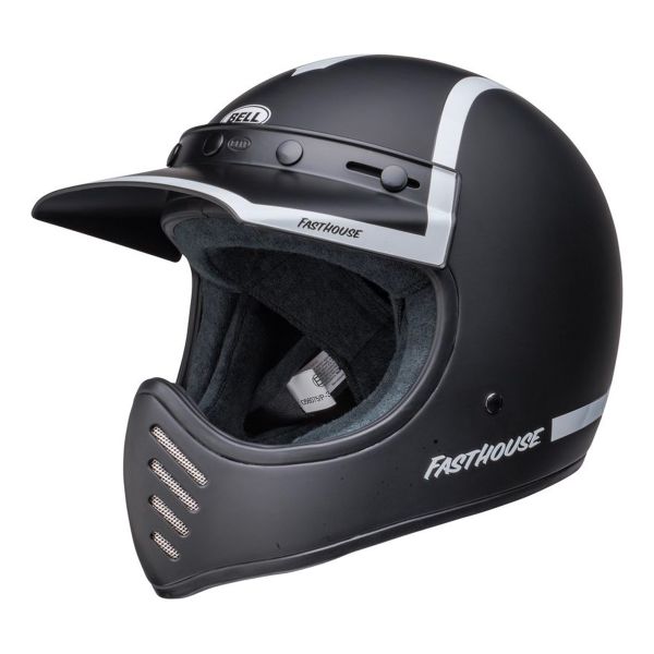 Casque Integral Bell Moto-3 Fasthouse Old Road Black White Casque Integral Bell Moto-3 Fasthouse Old Road Black White