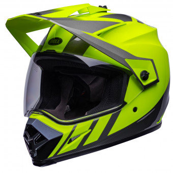 Bell MX-9 Dash Hi-Viz Yellow Grey