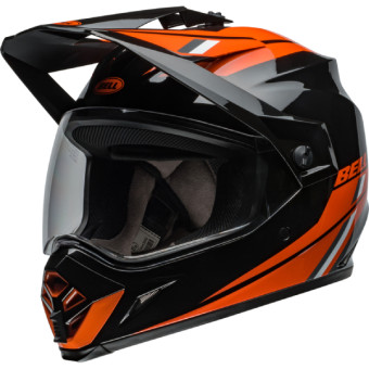 Casque Integral Bell MX-9 Adventure Mips Alpine Gloss Black Orange