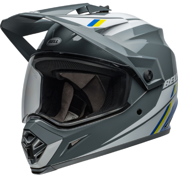 Casque Integral Bell MX-9 Adventure Mips Alpine Gloss Gray Blue Casque Integral Bell MX-9 Adventure Mips Alpine Gloss Gray Blue