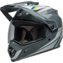Casque Integral Bell MX-9 Adventure Mips Alpine Gloss Gray Blue