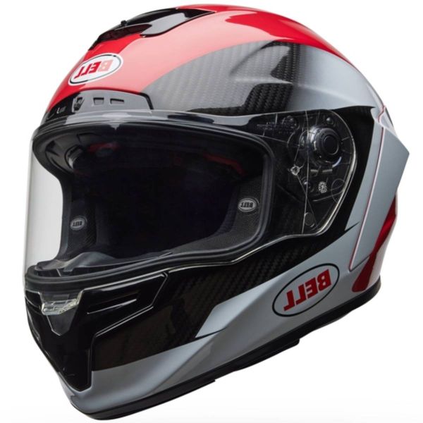 Casque Integral Bell Race Star DLX Corsa Red White