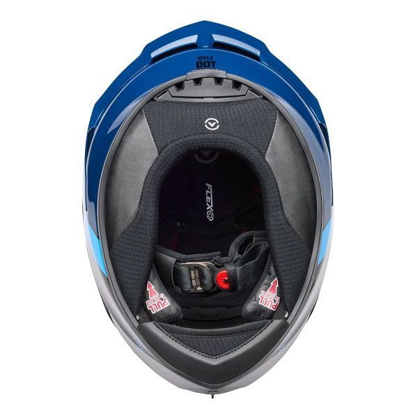 Bell Racestar Dlx Flex Strike Blue