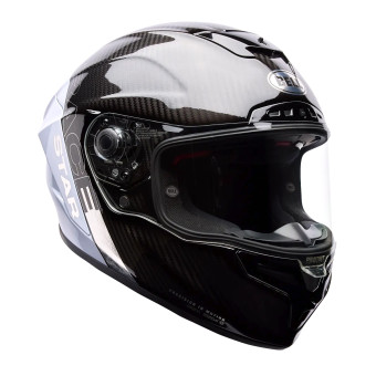Casque Integral Bell Racestar Dlx Flex Strike Silver White