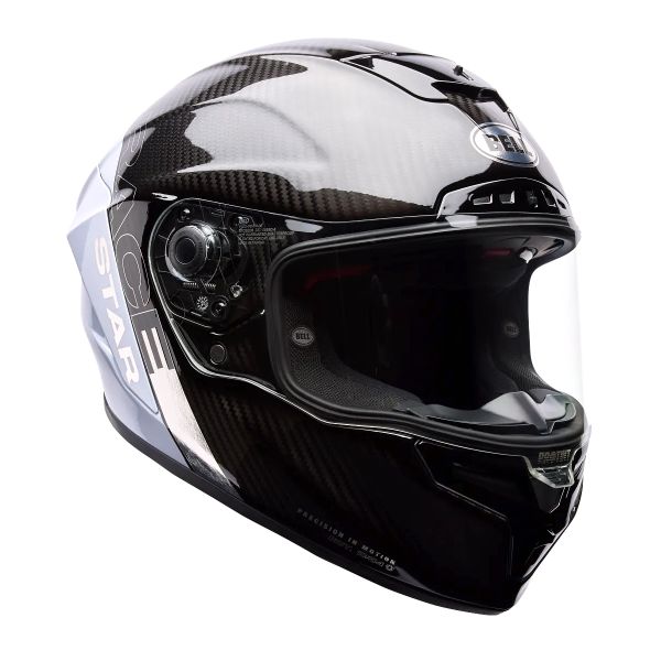 Casque Integral Bell Racestar Dlx Flex Strike Silver White