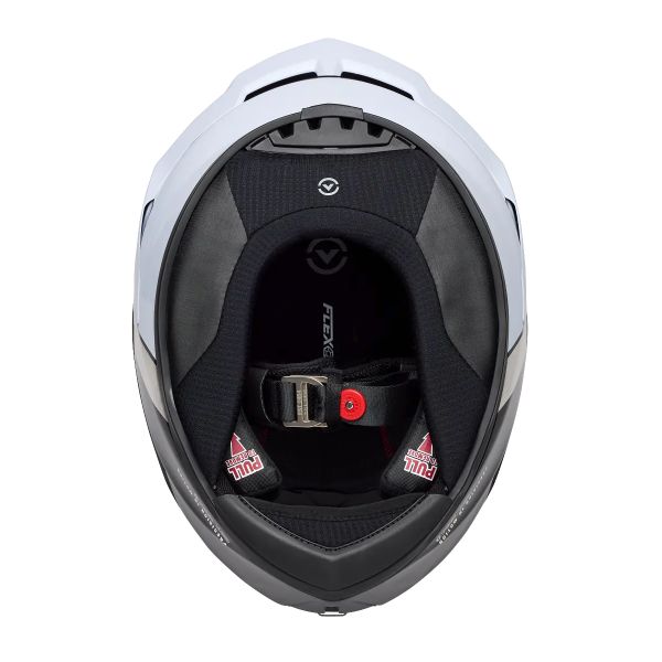 Bell Racestar Dlx Flex Strike Silver White