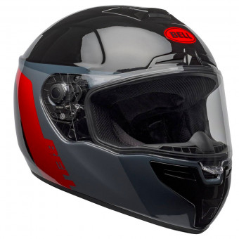 Casque Integral Bell SRT Razor Grey Red Casque Integral Bell SRT Razor Grey Red
