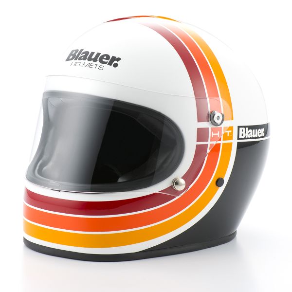 Casque Integral Blauer 80'S 06 Glossy White