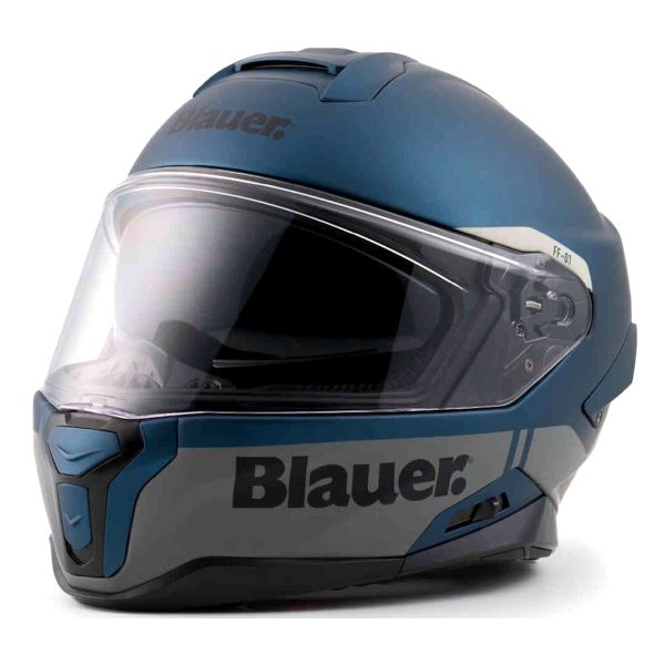 Casque Integral Blauer FF01 Blue Matt